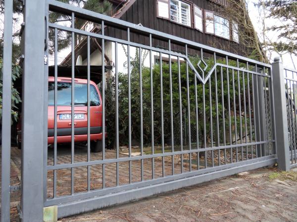 Aussen Garten Grundstueck Gelaender Zaun Klassisch M.199